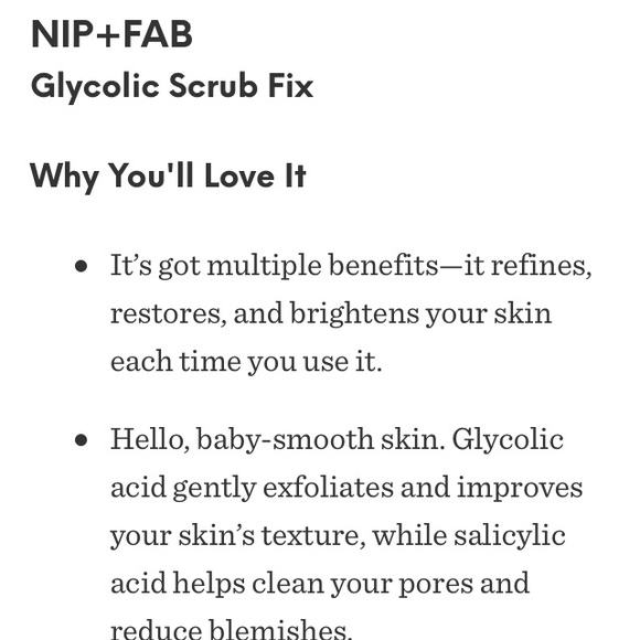 5/$15 NEW Nip + Fab Exfoliate Gylcolic Scrub - Picture 2 of 4
